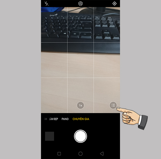 Vào chế độ chuyên gia